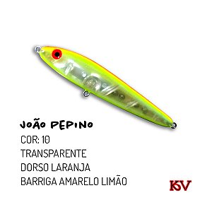 Isca Artificial KV João Pepino 11,5 cm 22 gr Cor 10