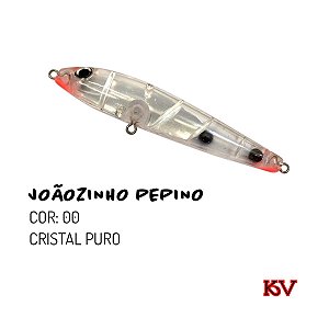 Isca Artificial KV Joãozinho Pepino 9 cm 10 gr Cor 00