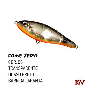 Isca Artificial KV Fome Zero 7,5 cm 10 gr Cor 05