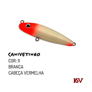 Isca Artificial KV Canivetinho 6,5 cm 6 gr Cor 11