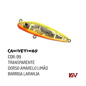 Isca Artificial KV Canivetinho 6,5 cm 6 gr Cor 09