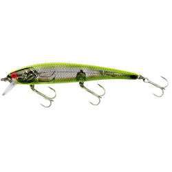 Isca Artificial Bomber Long A 15 Floating 12 cm 18 gr Cor XSICH Silver Flash/Chartreuse Back & Belly