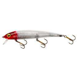 Isca Artificial Bomber Long A 15 Floating 12 cm 18 gr Cor XSI04 Silver Flash/Red Head