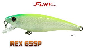 Isca Artificial Fury Rex 65SP 6,2 gr Cor WCB