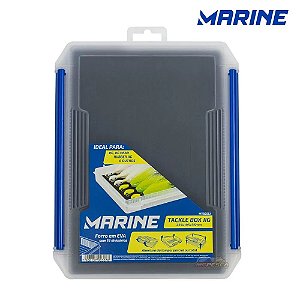 Estojo Marine Tackle Box Jig MTB255J com 18 Divisórias em E.V.A.