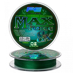 Linha Multifilamento Maruri Max Force 8X 300m Cor Verde