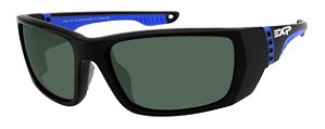 Óculos Solar Polarizado Express Modelo Bass Cor Azul e Marrom