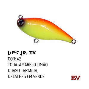 Isca Artificial KV Lips Jr Tb 5,8 cm 6,5 gr Cor 42