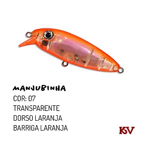 Isca Artificial KV Manjubinha 7 cm 9 gr Cor 07