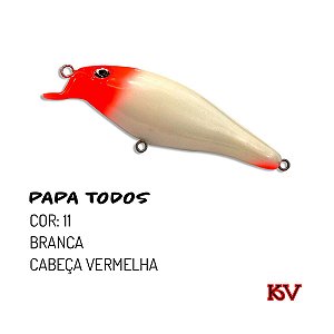 Isca Artificial KV Papa Todos 7,5 cm 10 gr Cor 11