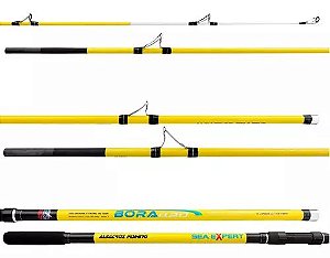 Vara de Pesca Albatroz Bora 4,20m para Molinete 3 Partes Casting 100-200 gr