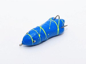 Isca Artificial Bad Line Bad Traira 7,9 cm 12,0 gr Cor 125 Azul com Risco Amarelo Flúor