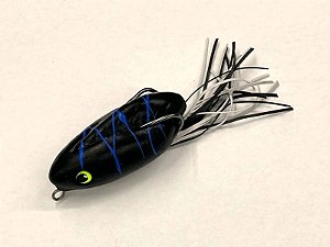 Isca Artificial Bad Line Jetfire 6,2 cm 12,8 gr Cor 134 Preto com Risco Azul