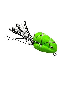 Isca Artificial Bad Line Predador 4,5 cm 8,0 gr cor 50 Verde com Risco Violeta