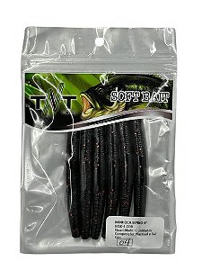 Isca Artificial TNT Minhoca Senko 4" 10 cm 5 gr Pacote com 6 unidades Cor 04