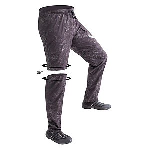 Calça de Pesca Mar Negro com Zíper Joelho Hidronatic Cor Est Preta