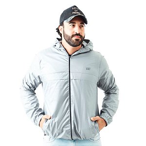 Jaqueta Corta Vento Mar Negro Masculino Wind Protection Cinza