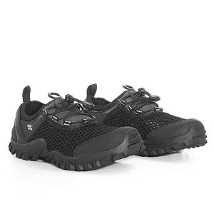 Tênis Antiderrapante Track Air Mesh Bad Fish Cor Preto