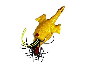 Isca Artificial Franguinho Grob 8,5 cm 9 gr cor Amarelo