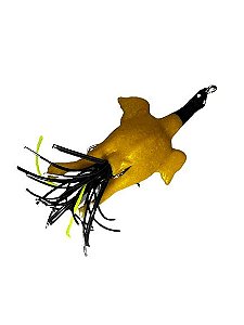 Isca Artificial Franguinho Grob 8,5 cm 9 gr cor Amarelo Cabeça Preta