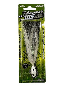 Isca Artificial Marine Sports Streamer Jig 15gr By Johnny Hoffmann Cor 04 W