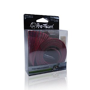 Protetor para Varas de Carretilha Pro-Tsuri Rod Sleeve 1,7 m x 3 cm Cor Vermelho e Preto