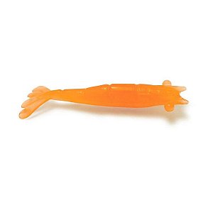 Isca Artificial Monster 3X Camarão Baby Soft - 6,5 cm - Cor Orange