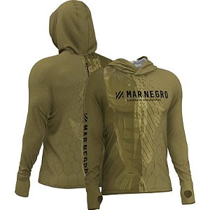 Camiseta Mar Negro Subl X Protection Capuz Masculina - Tucuna Army -