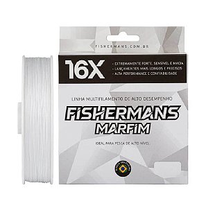 Linha Multifilamento Fishermans  Marfim 16X - 150 mt