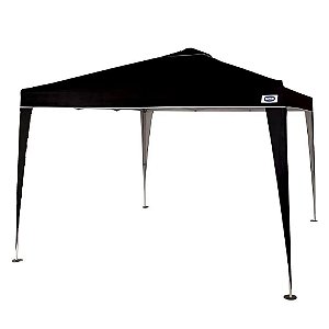 Gazebo "Articulado" X-Flex Oxford com Silvercoating Preto 3m x 3m