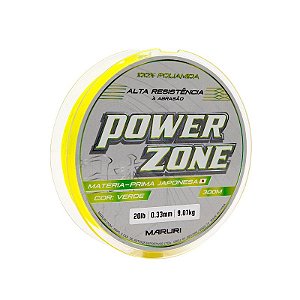 Linha Monofilamento Maruri Power Zone 300 mt Verde