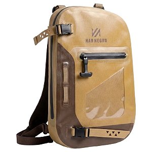 Mochila Bolsa Mar Negro Kayak Bag Impermeável - 10 Litros - Caramelo