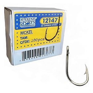 Anzol 12147 Nickel: N 3/0 Caixa c/ 100 Und