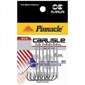 Anzol Pinnacle Carlise Pacote com 20 Unidades