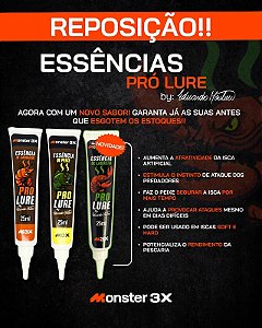 Essência Monster 3X Pró Lure - 25 ml