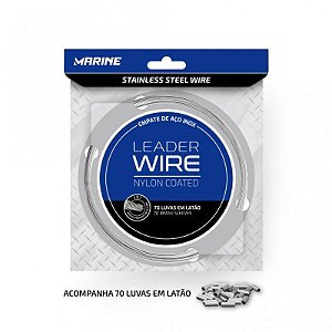 Cabo de Aço Marine Nickel - 10 mt + 70 luvas