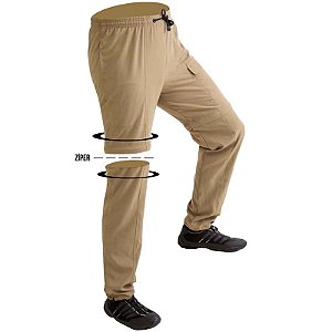 Calça de Pesca Masculina Mar Negro Combat Cor Caqui