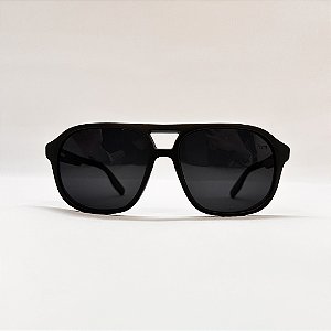 ÓCULOS DE SOL AVIADOR EM ACETATO PRETO