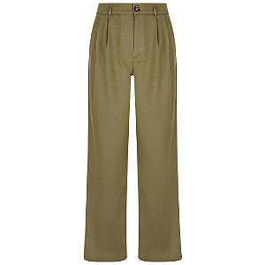 Calça Alfaiataria Verde Oliva