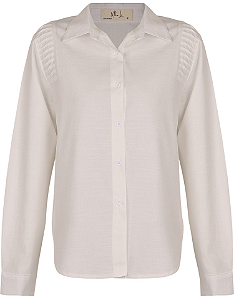 Camisa Branca Manga Longa