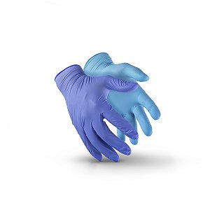 Luva Nitrílica Supernitril Azul c.a 37871 cx c/ 100 unid.