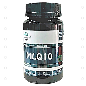 MLQ10 800ml 60 Cápsulas - Magnésio Dimalato, L-Carnitina, Coenzima Q10