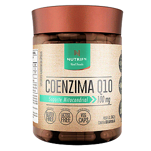 Coenzima Q10 100mg 60 Cápsulas Nutrify