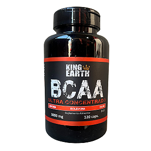 BCAA Ultra Concentrado 120 Cápsulas King Earth