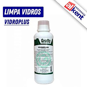 Limpa Vidros Concentrado Vidroplus Gratty 1L (rende até 20 litros)