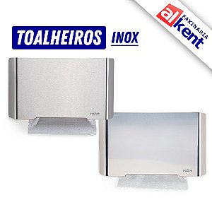 Toalheiro Dispenser Para Papel Toalha Interfolha Nobre Select Inox Escovado/Polido