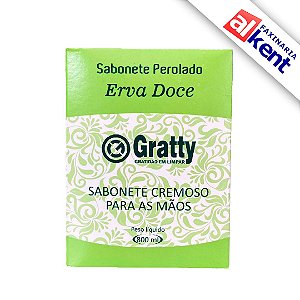 Sabonete Líquido Perolado Gratty Erva Doce Refil para Saboneteira 800ml