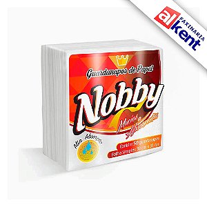 Guardanapo de Papel Nobby Folha Simples 30x31 com 50 unidades