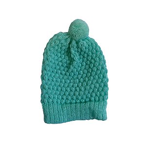 Touca tricot verde