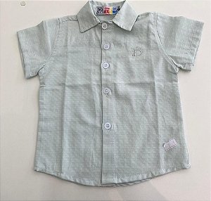 Camisa social verde clara